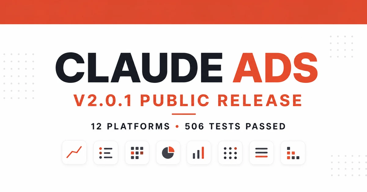 Claude Ads v2.0.1: The Paid-Ads Operating System for Claude